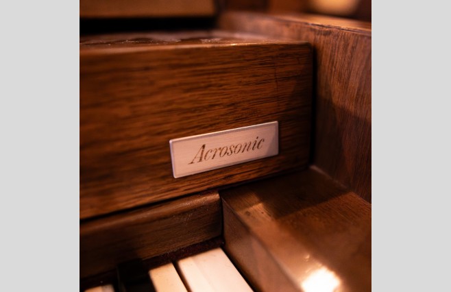 Used Baldwin Satin Mahogany Acrosonic Upright Piano - All Inclusive Premium Package (SN:969189) - Image 9